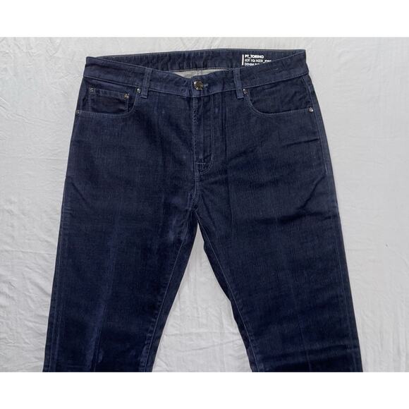 PT Torino 'Jazz' Velour 5-Pocket Stretch Jeans. Black, Men's 34X35. EUC!! - Picture 5 of 9